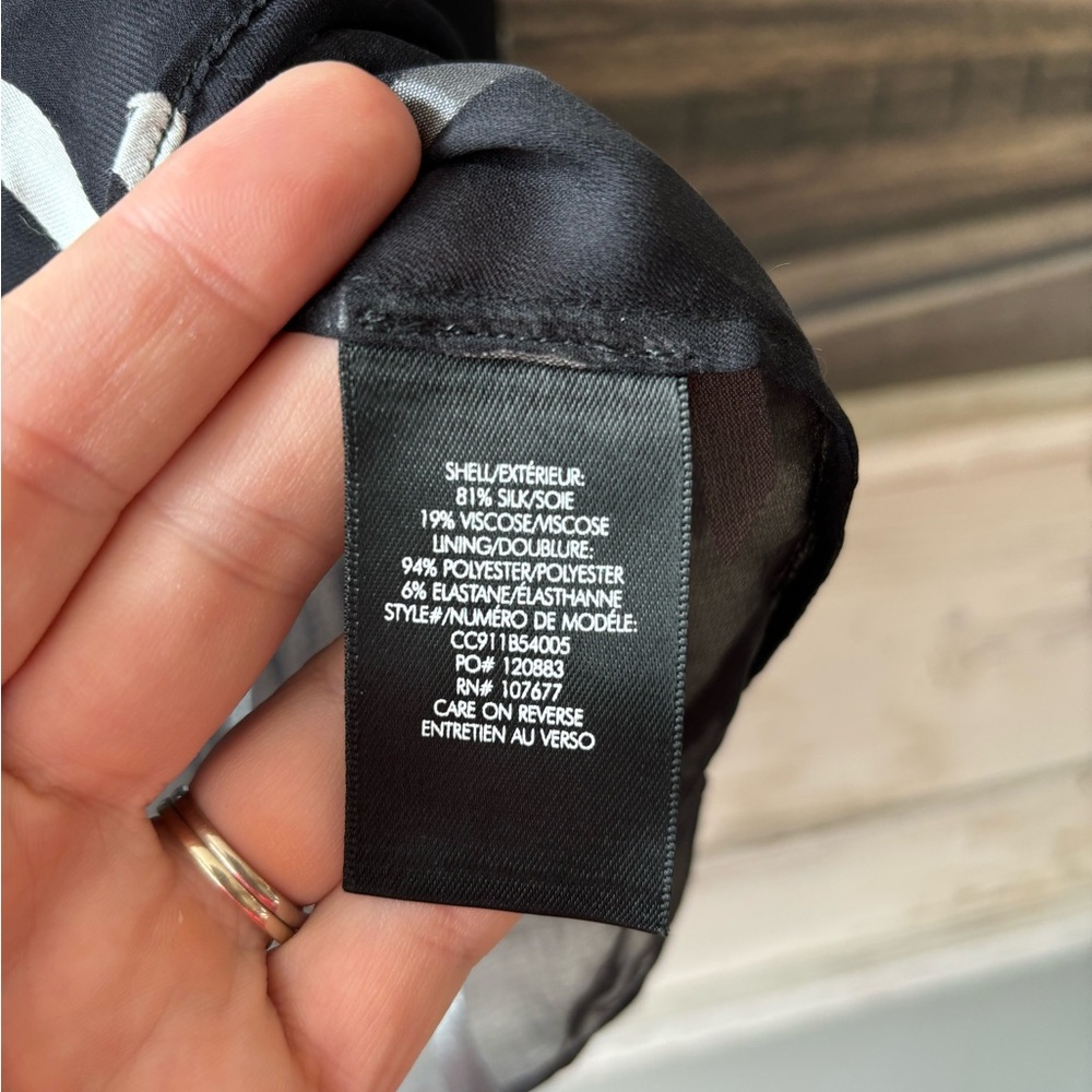 Alice + Olivia sheer black blouse - Picture 8 of 10